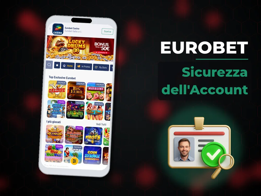 eurobet - Sicurezza dell'Account